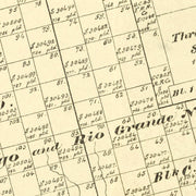 old Upton County map