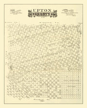 Upton County history