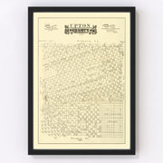 Upton County Vintage Map 1889