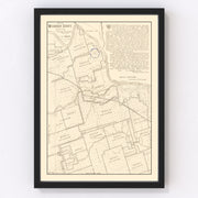 Wilbarger County Vintage Map 1887