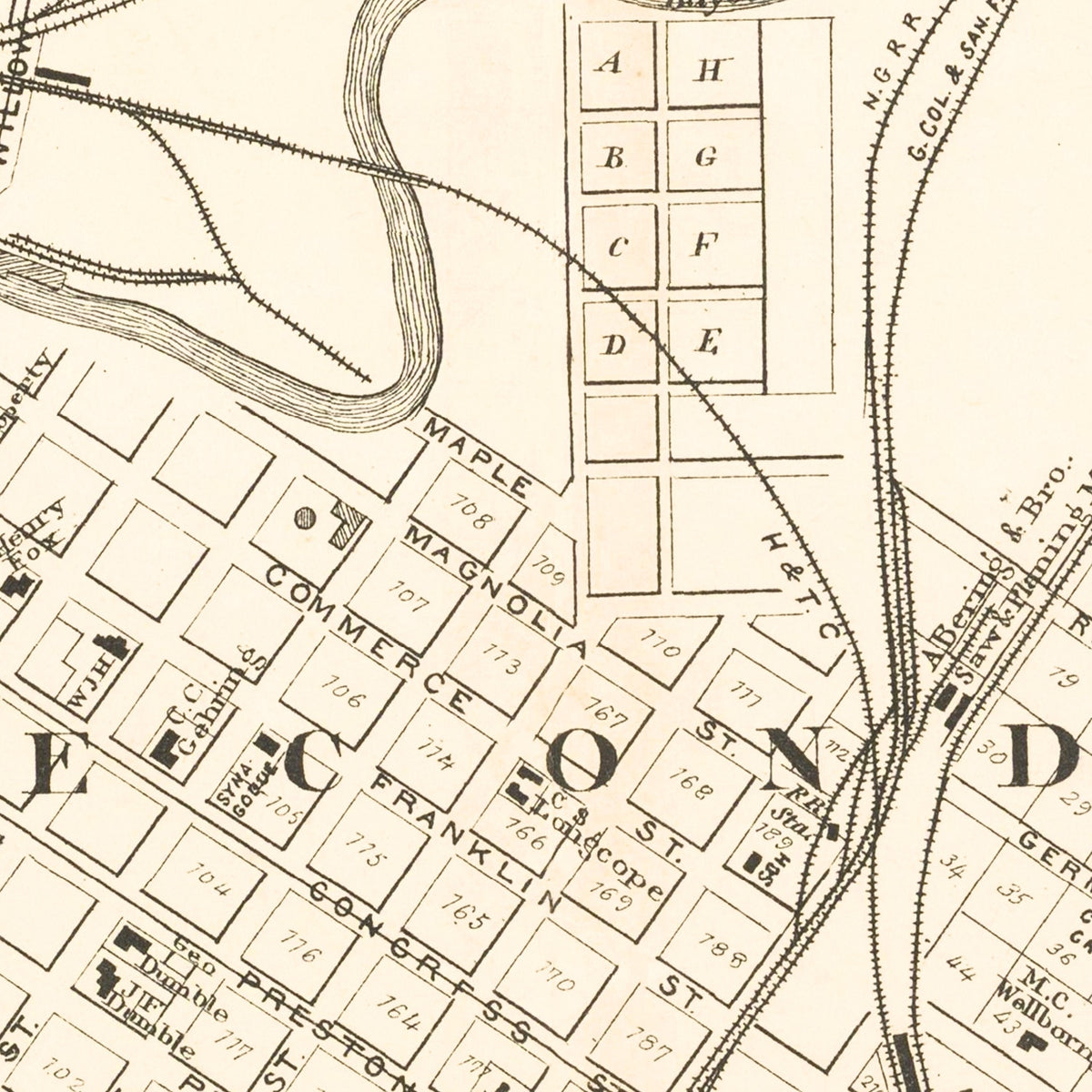 Vintage Houston Maps