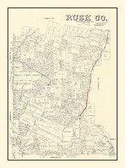 Rusk County history