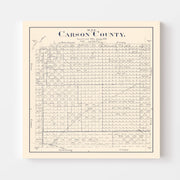 map of Carson County