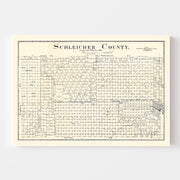 map of Schleicher Co