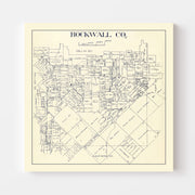 map of Rockwall Coun