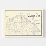 map of Camp County