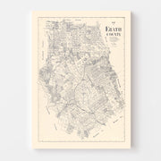 map of Erath County