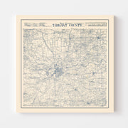 map of Tarrant Count