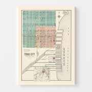 map of Texas City
