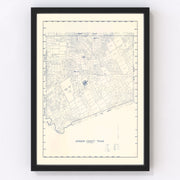 Johnson County Vintage Map 1899