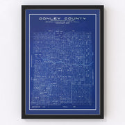 Donley County Vintage Map 1904