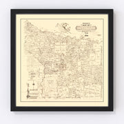 Smith County Vintage Map 1905