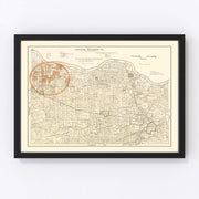 Wichita County Vintage Map 1918