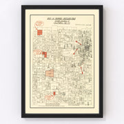 Ranger Vintage Map 1918