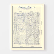 map of Crosby County