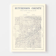 map of Hutchinson Co