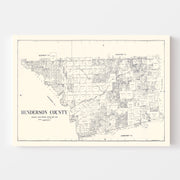 map of Henderson Cou