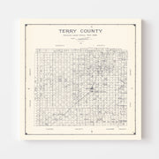 map of Terry County
