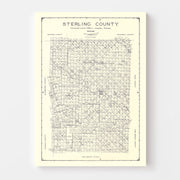 map of Sterling Coun