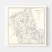 map of Liberty Count