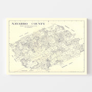 map of Navarro Count