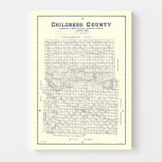 map of Childress Cou