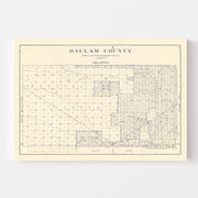 map of Dallam County