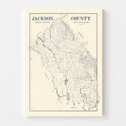 map of Jackson Count