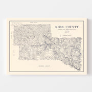 map of Kerr County