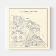 map of Van Zandt Cou