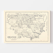 map of Orange County