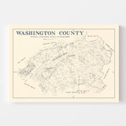 map of Washington Co