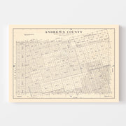 map of Andrews Count