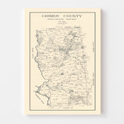 map of Grimes County
