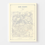 map of Jack County