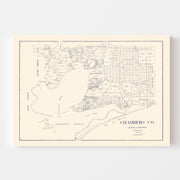map of Chambers Coun