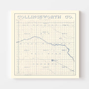 map of Collingsworth