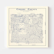 map of Crosby County