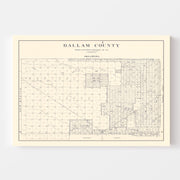 map of Dallam County