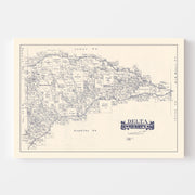 map of Delta County