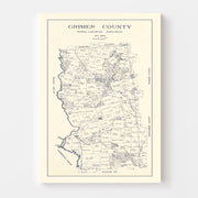 map of Grimes County