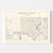 map of Hartley Count