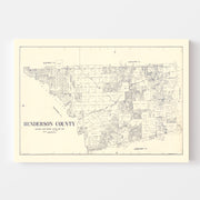 map of Henderson Cou