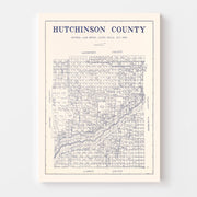 map of Hutchinson Co