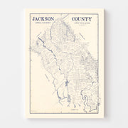 map of Jackson Count