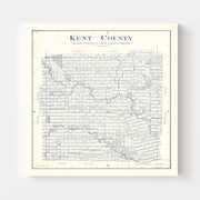 map of Kent County