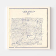map of Knox County