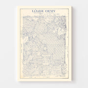 map of La Salle Coun