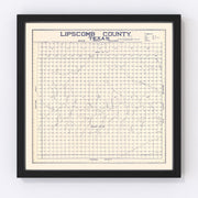 Limestone County Vintage Map 1927