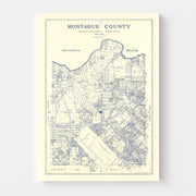 map of Montague Coun